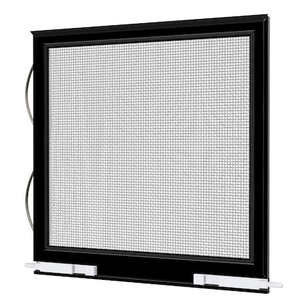 Ritescreen 34.625 in W x 30.625 in H Double hung Window Screen, DH3, Aluminum Mesh, Black DH3-L48-MSAL-L00-H30.625-W34.625